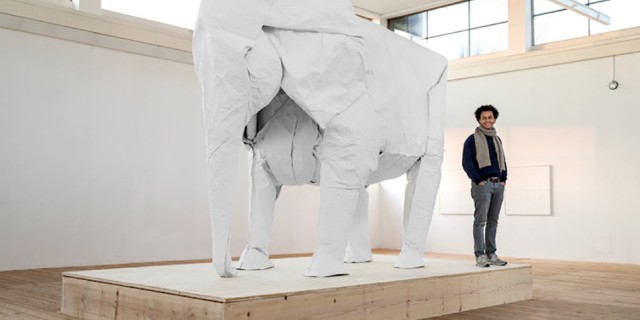 Huge Origami Elephant