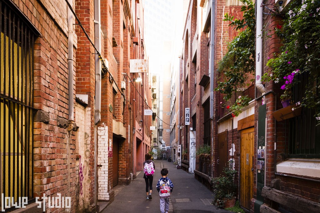 Street alley on the way to finding that perfect coffee